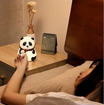 Cute Panda Silicone Night Light Lamp for Kids